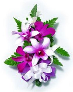5 flower corsage