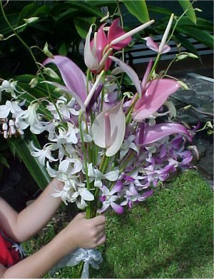 tulip dendro wedding dendrobium bouquet